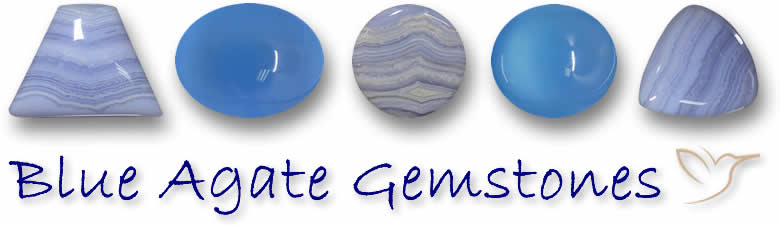 Achetez des pierres précieuses en agate bleue