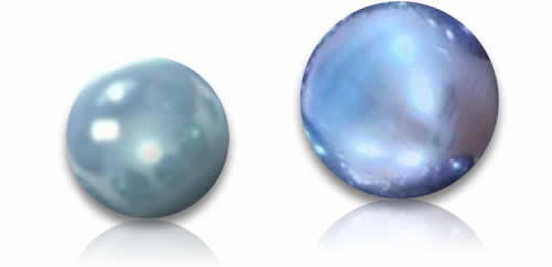 Pierres précieuses de perles d'Akoya