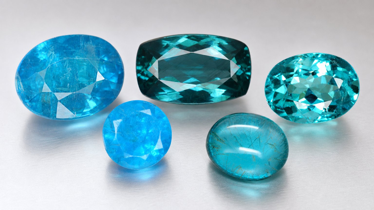 Pierres précieuses d'apatite bleue naturelle - guide d'achat