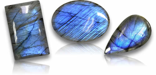 Pierres précieuses labradorites