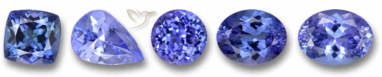 Tanzanite bleue