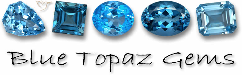 Acheter des pierres précieuses de topaze bleue