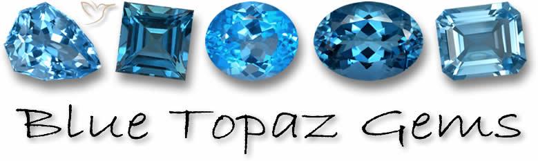 Achetez des pierres précieuses en topaze bleue