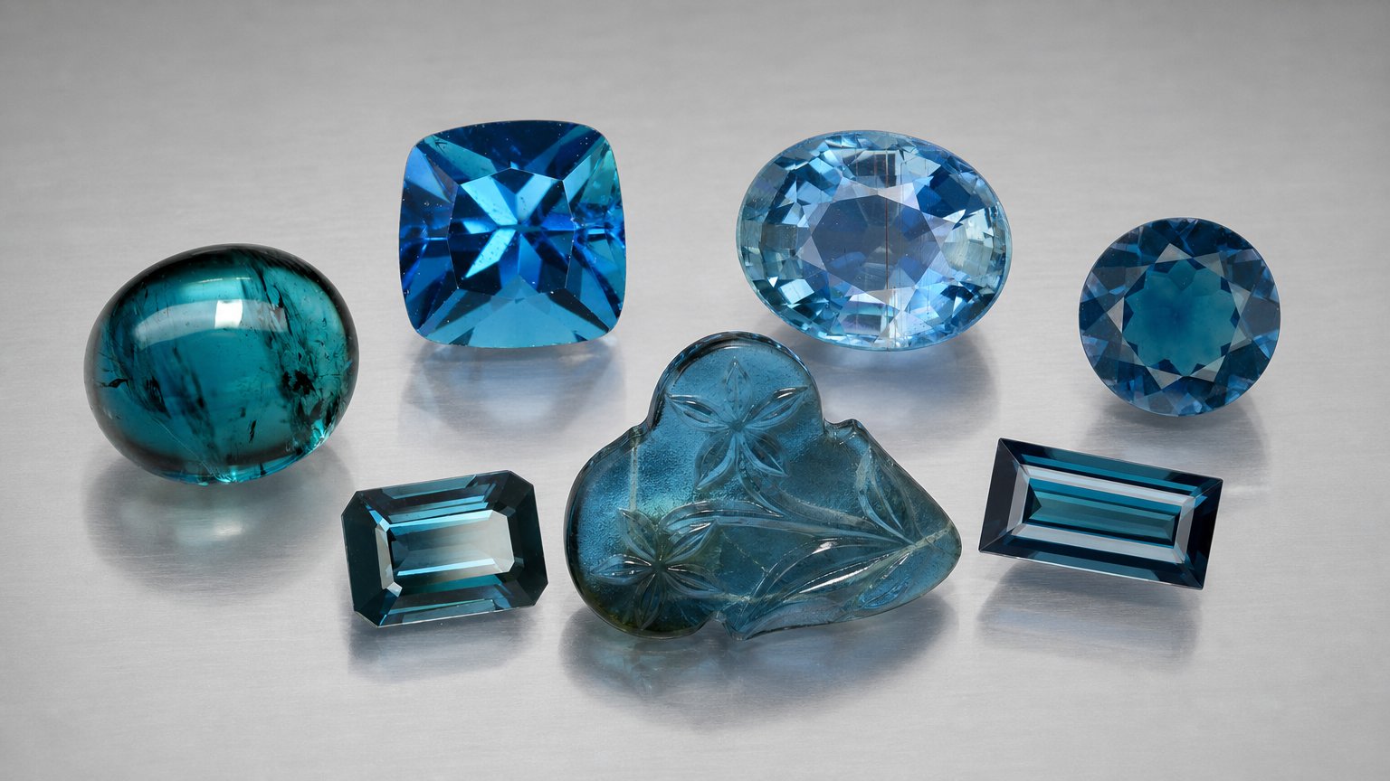 Pierres précieuses de tourmaline bleue naturelle - guide d'achat