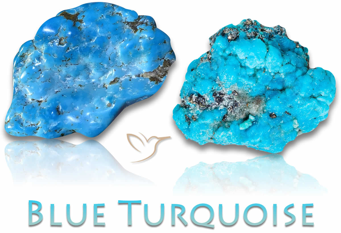 Acheter des pierres turquoise bleues
