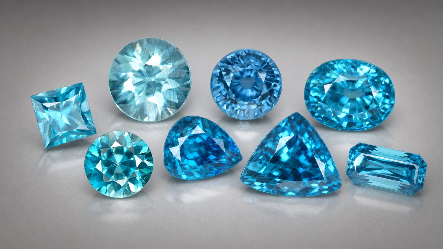 Pierres précieuses de zircon bleu naturel - guide d'achat