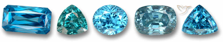 Zircon bleu