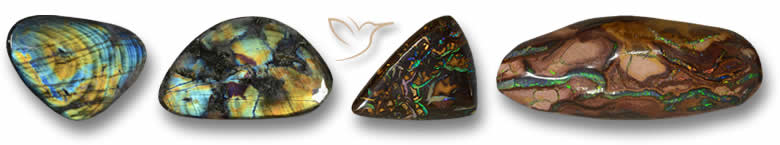 Boulder-Opale et Spectrolite