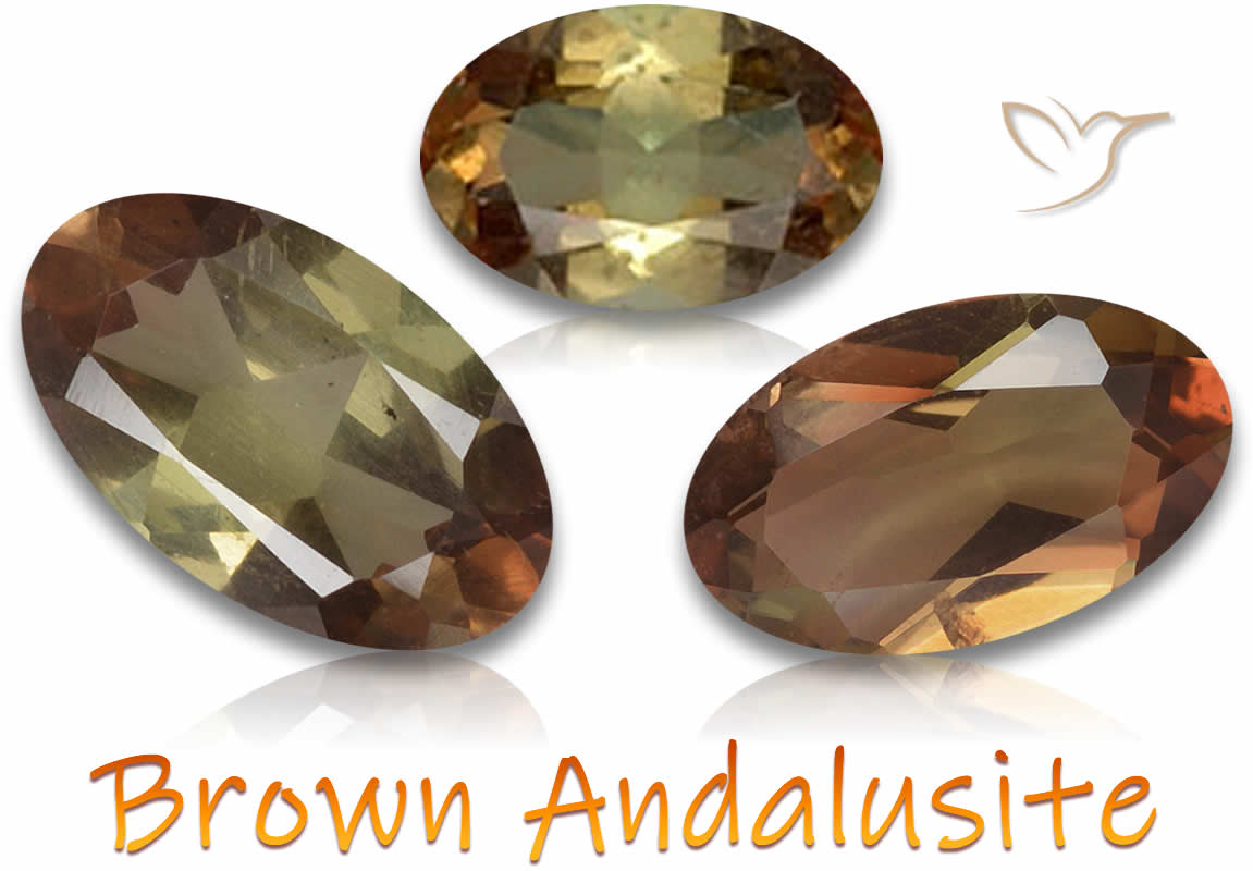 Acheter de l'andalousite brune