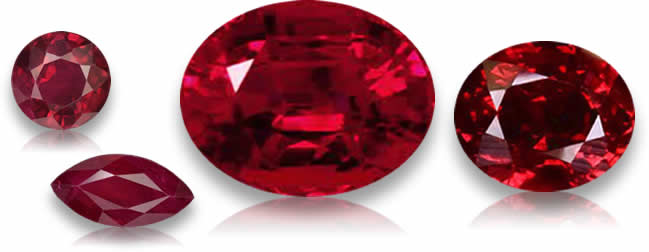 Pierres précieuses rubis de Birmanie à vendre