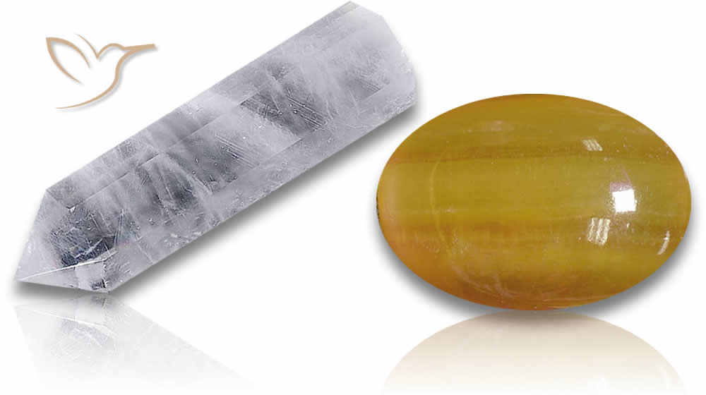 Pierres précieuses de calcite