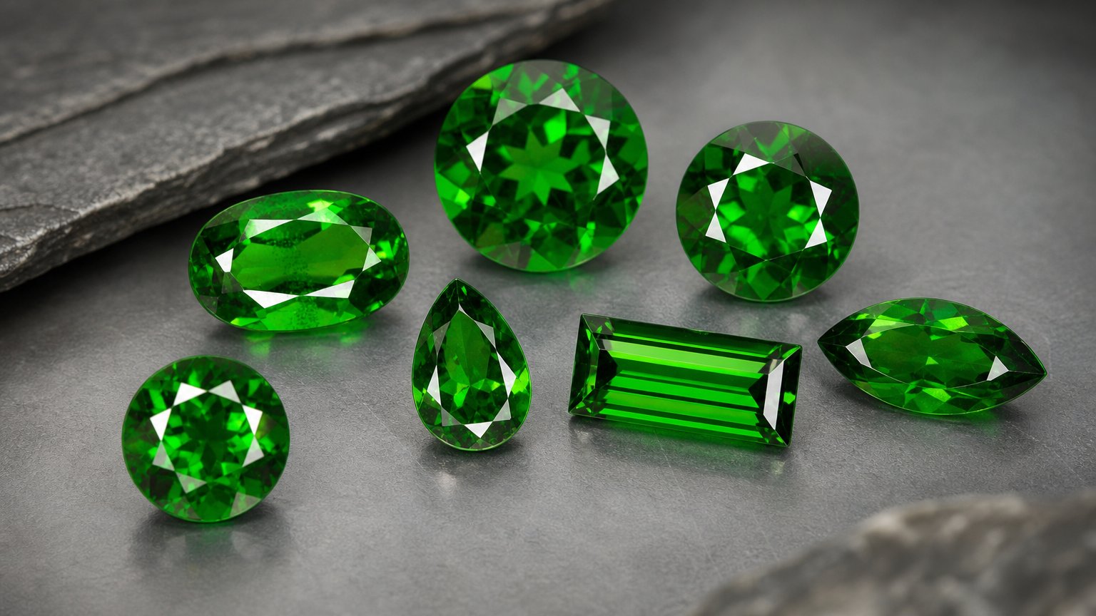 Guide d'achat des pierres précieuses de diopside chromifère naturel