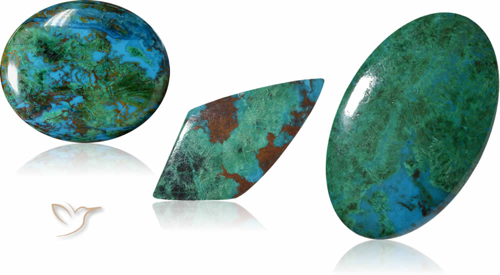 Pierre précieuse chrysocolle à vendre