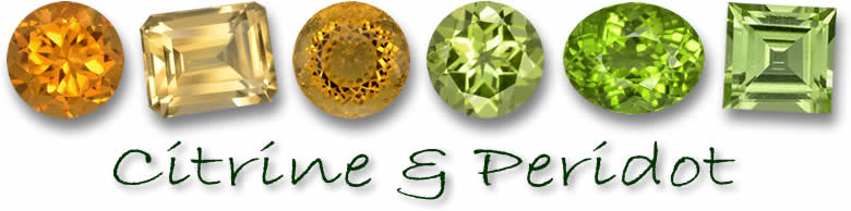 Citrine et péridots