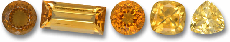 Gamme de couleurs citrine