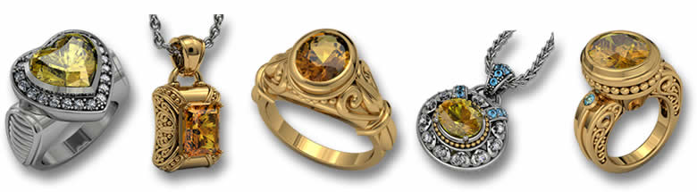 Bijoux Citrine