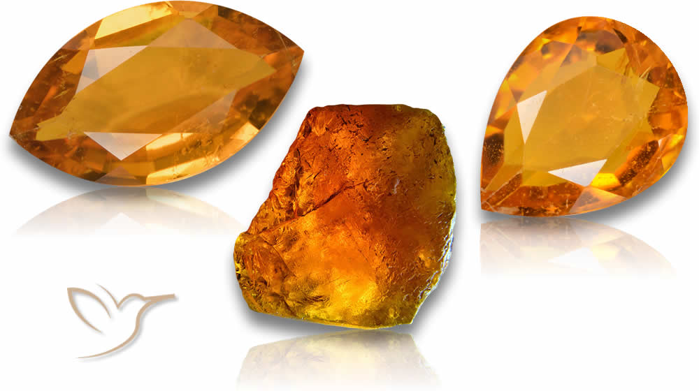 Pierres précieuses clinohumites