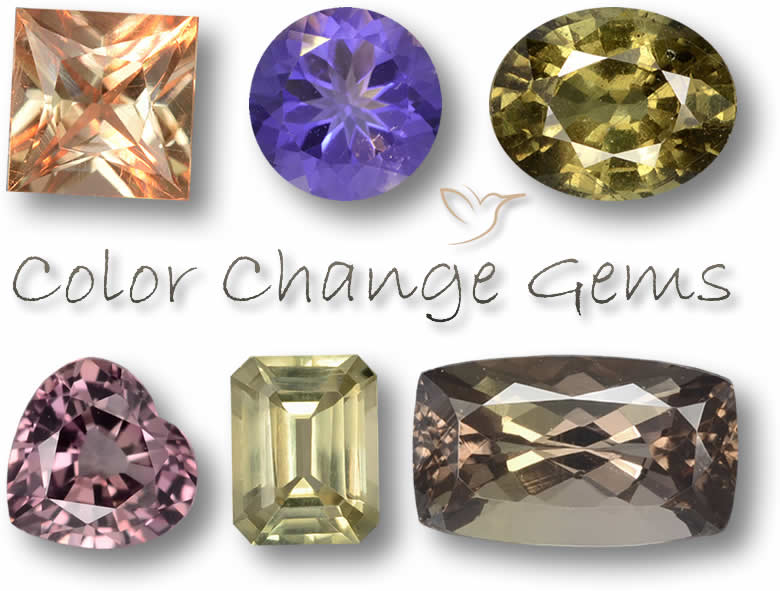 Changement de couleur des pierres précieuses