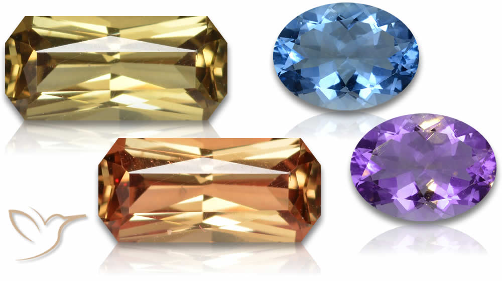 Pierres précieuses à changement de couleur