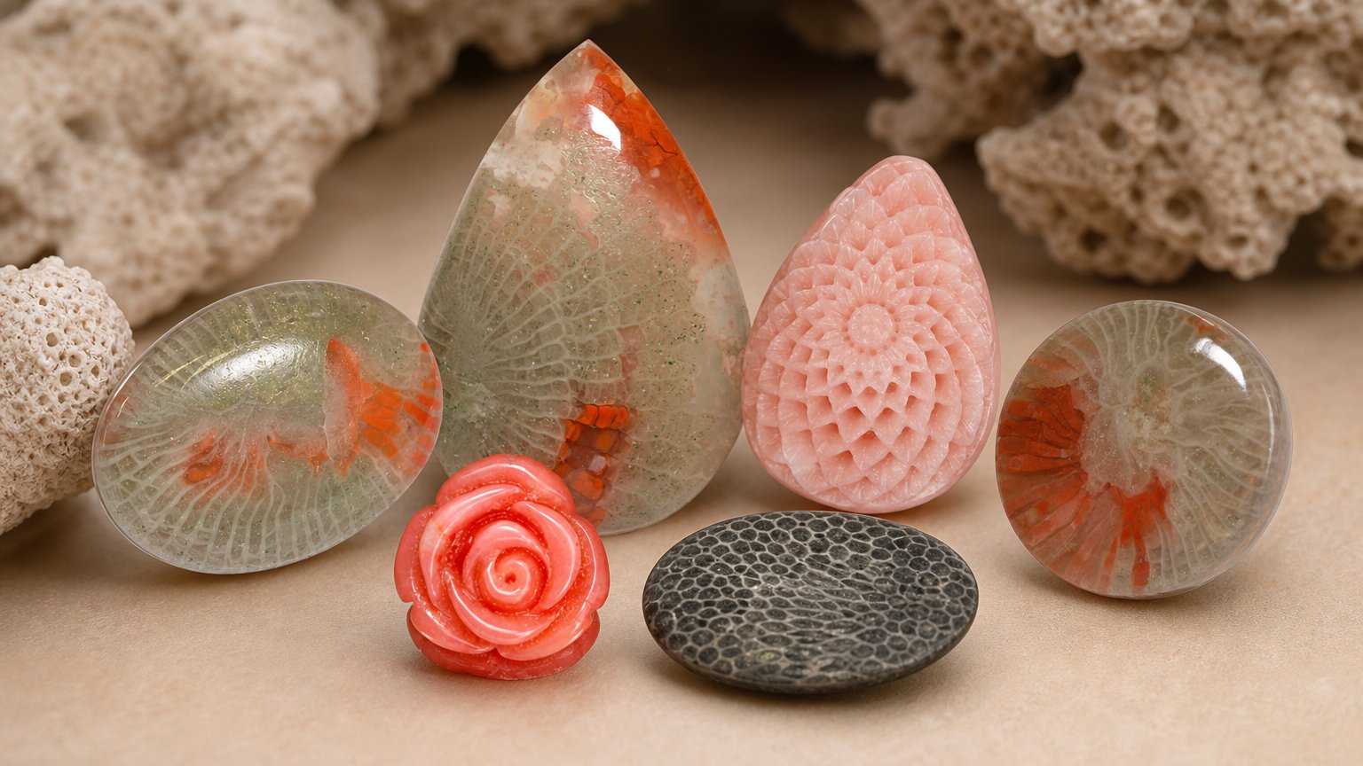 Pierres précieuses de corail naturel - guide d'achat