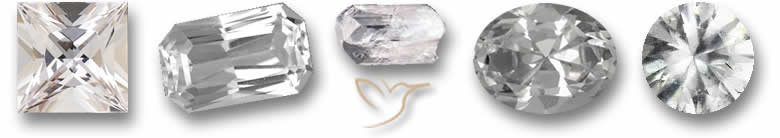 Pierres précieuses de Danburite