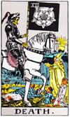 Carte de tarot - Mort