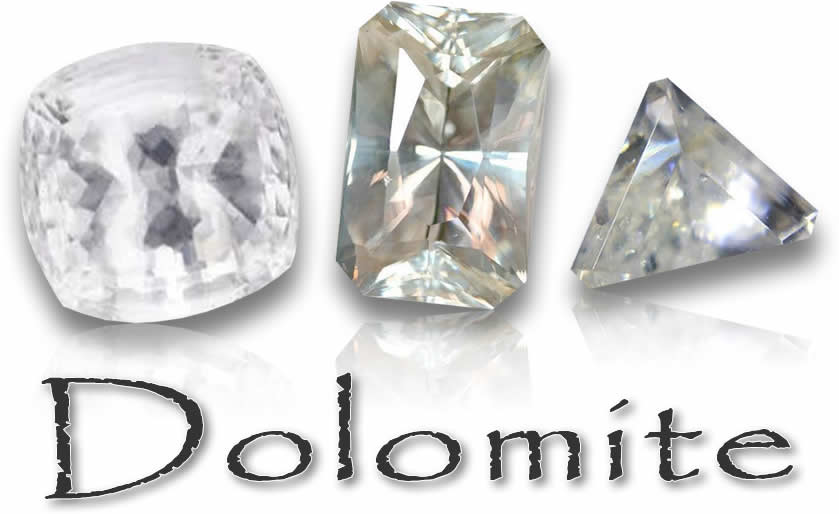 Pierres précieuses naturelles de dolomite