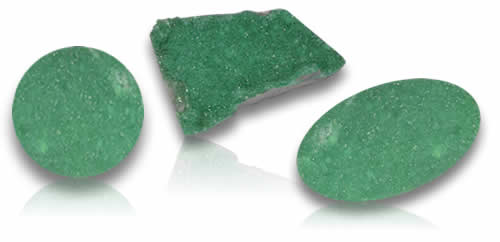 Pierres précieuses Druzy Variscite