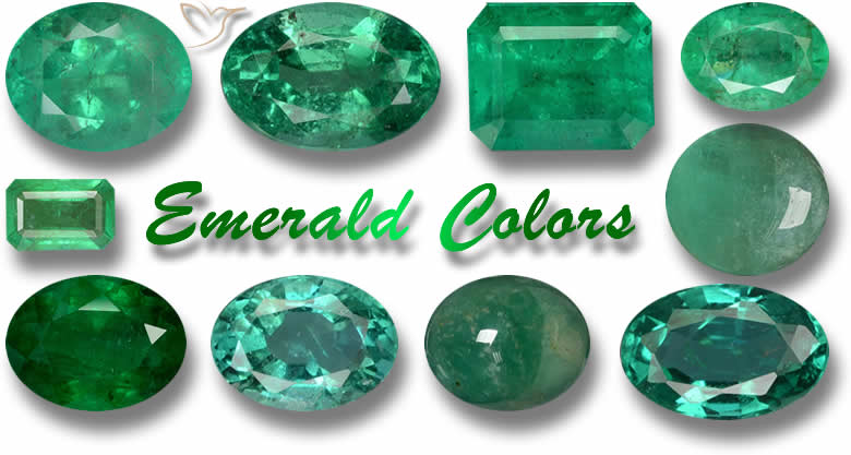 Gamme de couleurs émeraude