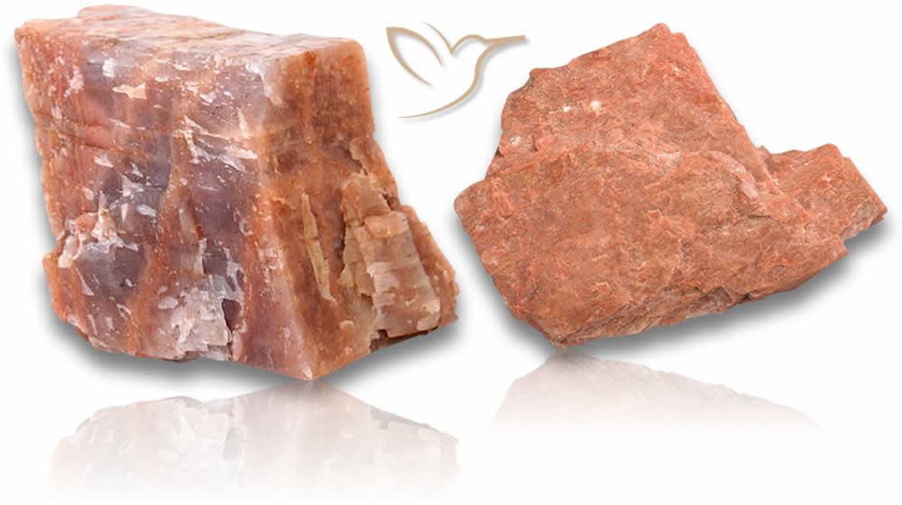 Pierres brutes de feldspath