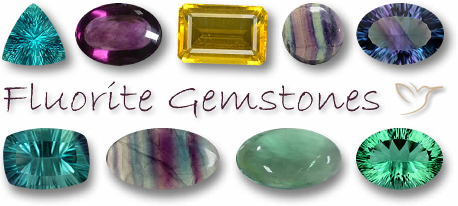 Pierres précieuses de fluorite à vendre