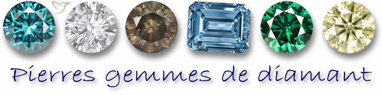 Pierres gemmes de diamant