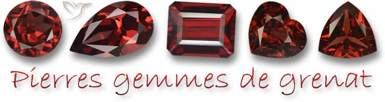 Pierres gemmes de grenat