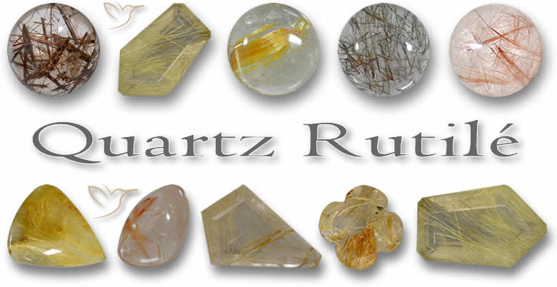 Acheter des pierres gemmes de quartz rutilé