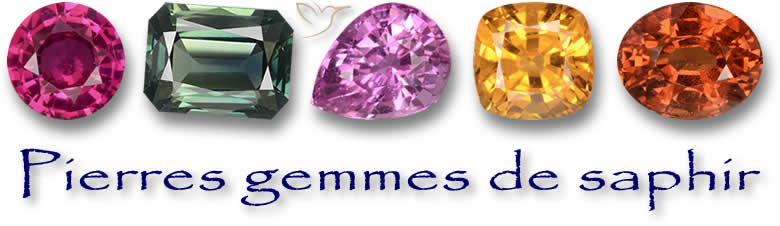 Pierres gemmes de saphir