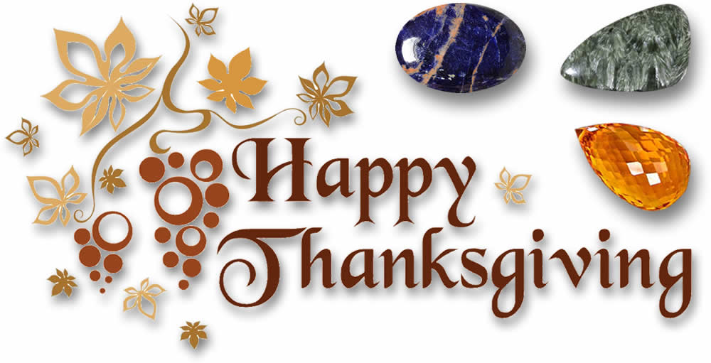 Pierres précieuses pour Thanksgiving