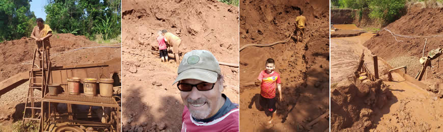 Extraction de pierres précieuses à Chanthaburi / Thaïlande
