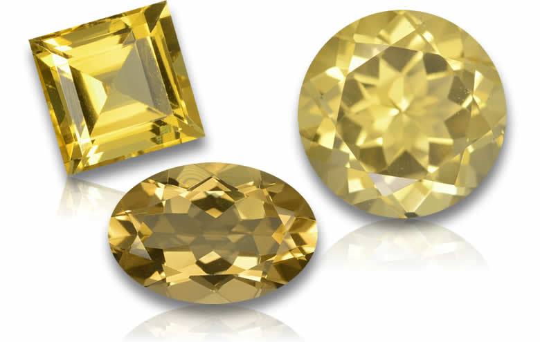 Loose Golden Beryl - Natural Golden Beryl, Heliodor Gemstones for Sale, Cabochons and More
