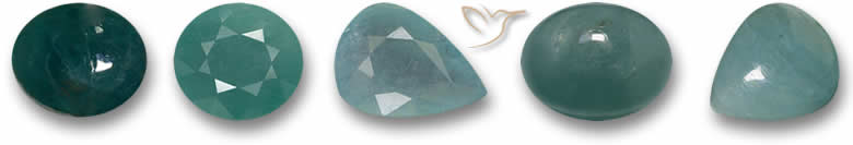 Pierres précieuses de grandidierite