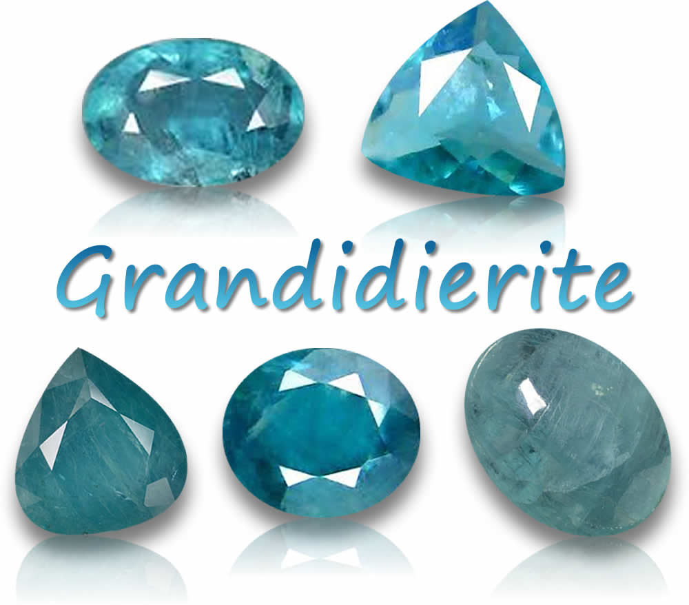 Pierres précieuses grandidiérite
