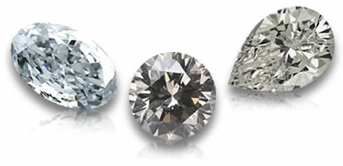 Pierres précieuses de diamant