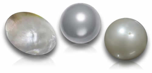 Pierres précieuses de perles