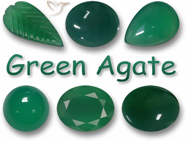 Acheter des pierres gemmes d'agate verte