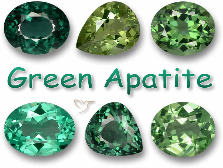 Green Apatite Gemstones