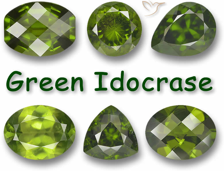 Green Idocrase Gemstones