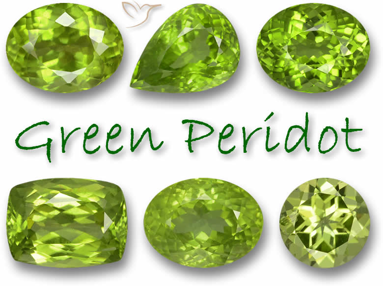 Green Peridot Gemstones
