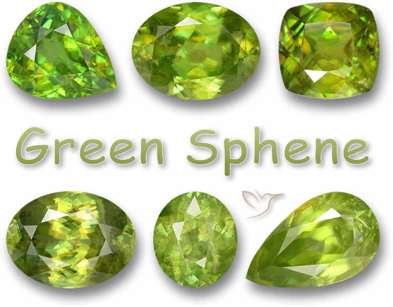 Green Sphene Gemstones
