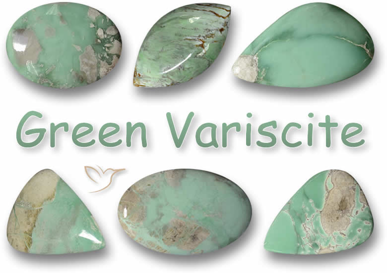 Green Variscite Gemstones