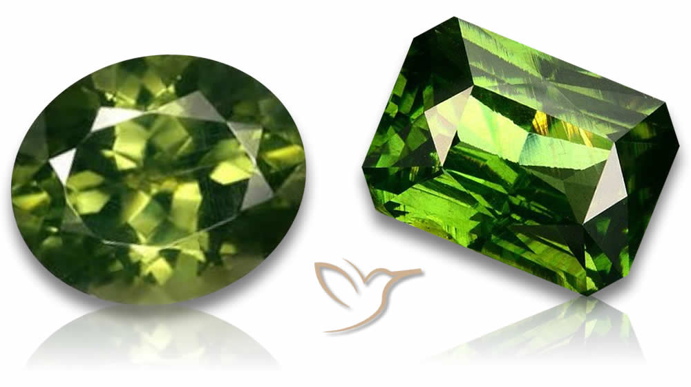 Zircon vert rare