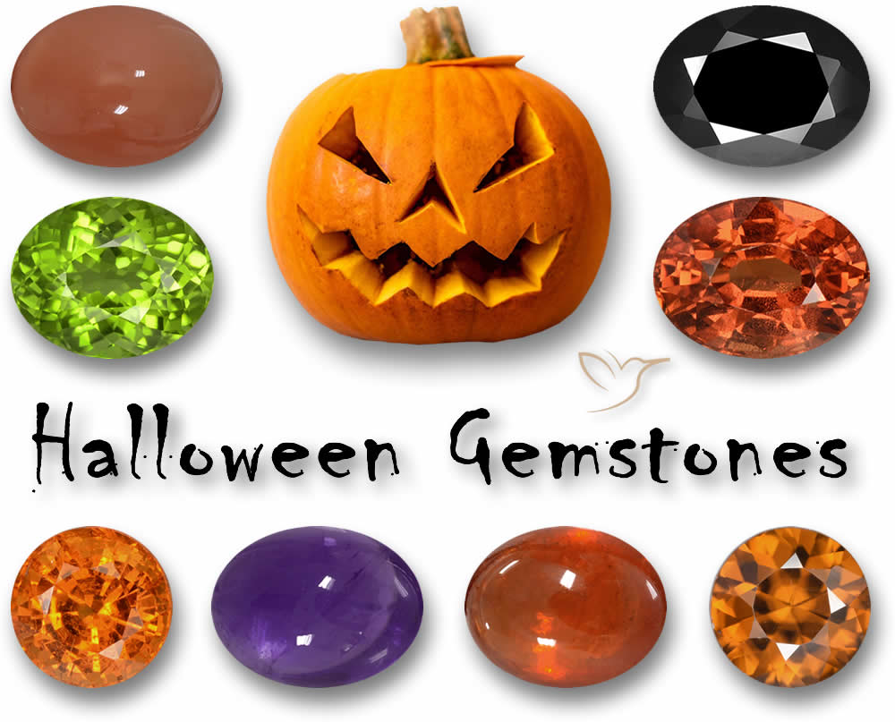 Pierres précieuses d'Halloween